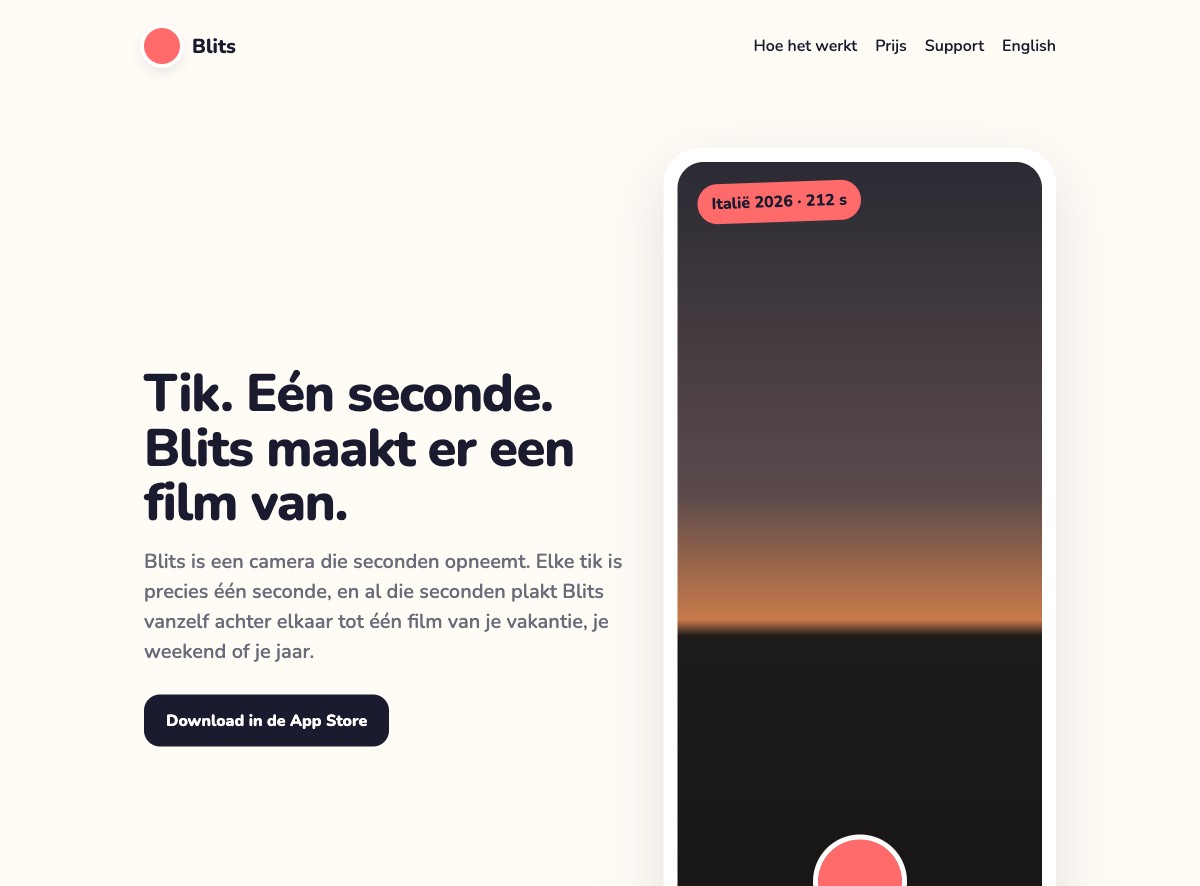 Website van Blits